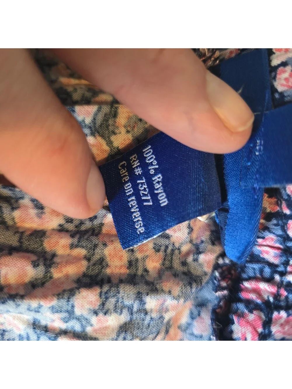 Apt. 9 Navy Floral Skirt